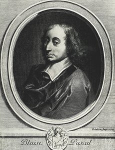 Blaise Pascal (1623-1662). French mathematician, physicist and philosopher. Engraving by Artist Unknown
