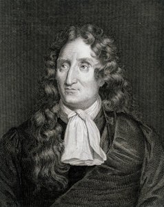 Portrait of Jean de La Fontaine (engraving) by Artist Unknown