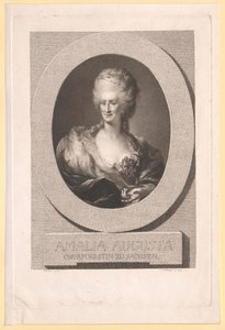 Princess Amalie Auguste of Pfalz-Zweibrücken-Birkenfeld by Artist Unknown