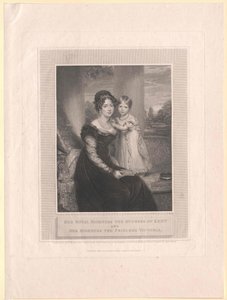 Princess Victoria of Saxe Coburg-Saalfeld by Artist Unknown