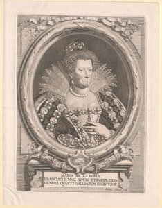 Princess of Tuscany Maria de Medici by Artist Unknown