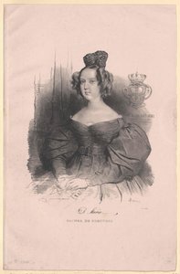 Queen Mary II of Portugal by Artist Unknown
