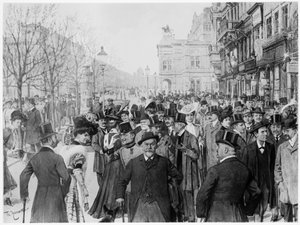 Ring road parade in Vienna