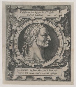 Roman Emperor Galba (print) by Artist Unknown