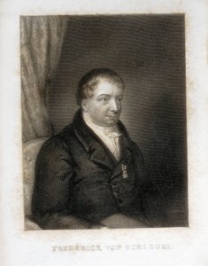 Friedrich von Schlegel (1772-1829). German poet, critic and scholar. Critical leader of German Romanticism (engraving) by Artist Unknown