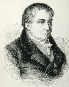 Friedrich von Schlegel (1772-1829). German Poet, Critic and Scholar. Critical Leader of German Romanticism. Engraving by Artist Unknown