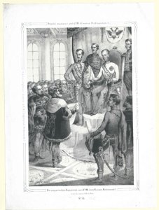 The Hungarian Deputies in Front of His Majesty Emperor Ferdinand I in March 1848 by Artist Unknown