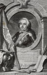 William IV (1711-1751). First Hereditary Stadtholder of the Netherlands. Engraving by Artist Unknown