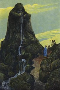 Niobe transformed into the Weeping Rock