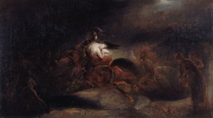 Lenore. The Dead Travel Fast by Ary Scheffer