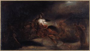 Lenore, the Dead Travel Fast, ca. 1830 by Ary Scheffer