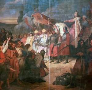Painting of Charlemagne