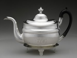 Teapot and Lid with Stand