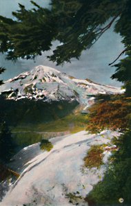 Mount Tacoma from Eagle Peak, Washington, c1916 by Asahel Curtis