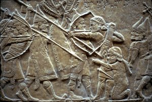 Ashurbanipal at the Battle of Til-Tuba