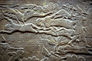 Ashurbanipal at the Battle of Til-Tuba