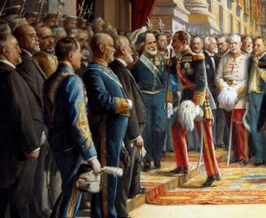 The Opening of the Cortes in the Senate, Detail