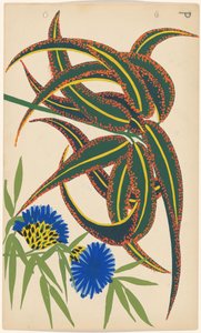 Design for Embroidery of Flowers by Atelier Martine