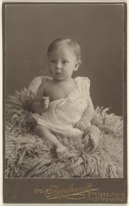 Unidentified Baby Seated on a Lamb-Skin Rug by Atelier Rembrandt