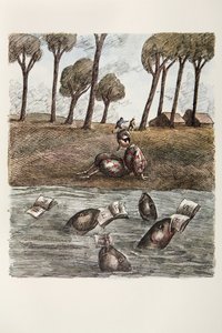 Illustration from Pinocchio by Carlo Collodi by Attilio Mussino