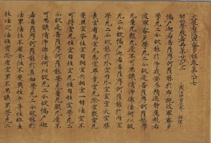 Daihannya-Gyo Sutra (Yakushi-ji Version) by Attributed to Zhang Sengyao
