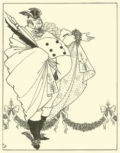 Contents Page, The Savoy No 1 (lithograph) by Aubrey (after) Beardsley