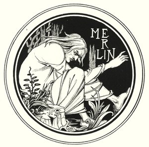 Merlin by Aubrey (after) Beardsley