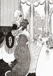 The Toilet after Aubrey Beardsley. From Illustrierte Sittengeschichte vom Mittelalter bis zur Gegenwart by Eduard Fuchs, published 1909. by Aubrey (after) Beardsley
