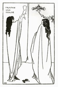 A Repetition of Tristan und Isolde, illustration from 