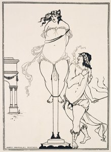 Juvenal Scourging Woman by Aubrey Beardsley
