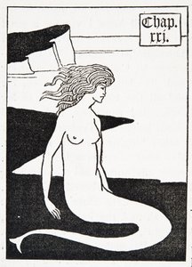 Mermaid. Chapter Heading by Aubrey Beardsley