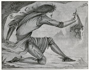 Perseus and the Gorgon by Aubrey Beardsley