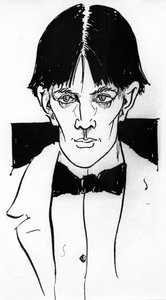 Self portrait by Aubrey Vincent Beardsley by Aubrey Beardsley