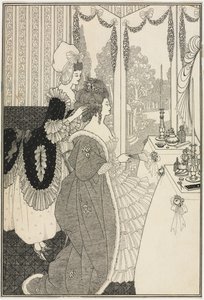The Toilet, from The Rape of the Lock by Alexander Pope by Aubrey Beardsley