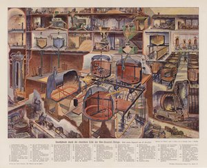 Cross Section of a Brewery