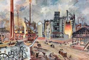 Steel industry in Germany, c1880