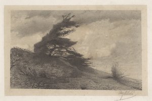 Landscape in Stormy Weather