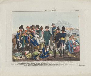 The Death of Marshal Duroc at Hochkirchen on 22 May 1813 by August Friedrich Andreas Campe