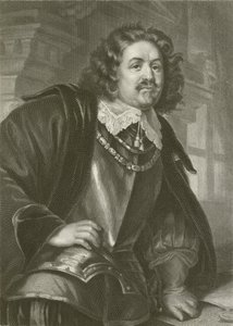 Octavio Piccolomini (engraving) by August Friedrich Pecht