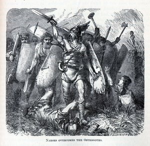 Narses Overcomes the Ostrogoths, 1882