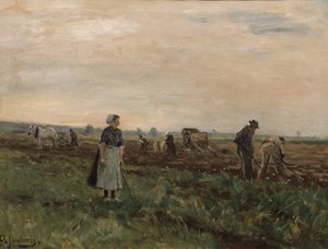 Workers in the Field by August Jernberg