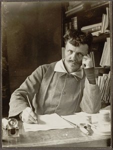 Self-Portrait by August Johan Strindberg