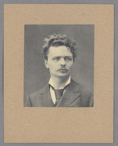 August Strindberg by August Josef Robert Roesler
