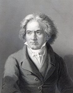 Ludwig van Beethoven, engraved by William Holl the Younger by August Karl Friedrich von Kloeber