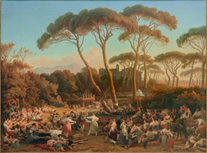 Roman Festival in the Park of Villa Borghese
