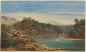 Along the Jordan River by August Löffler