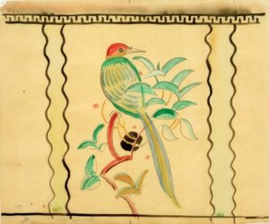 Green Bird (Vase Design)