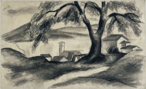 Hilterfingen on Lake Thun by August Macke