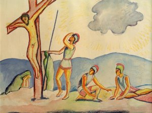 Crucifixion by August Macke