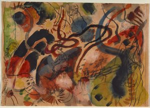 Satire on Der Blaue Reiter by August Macke